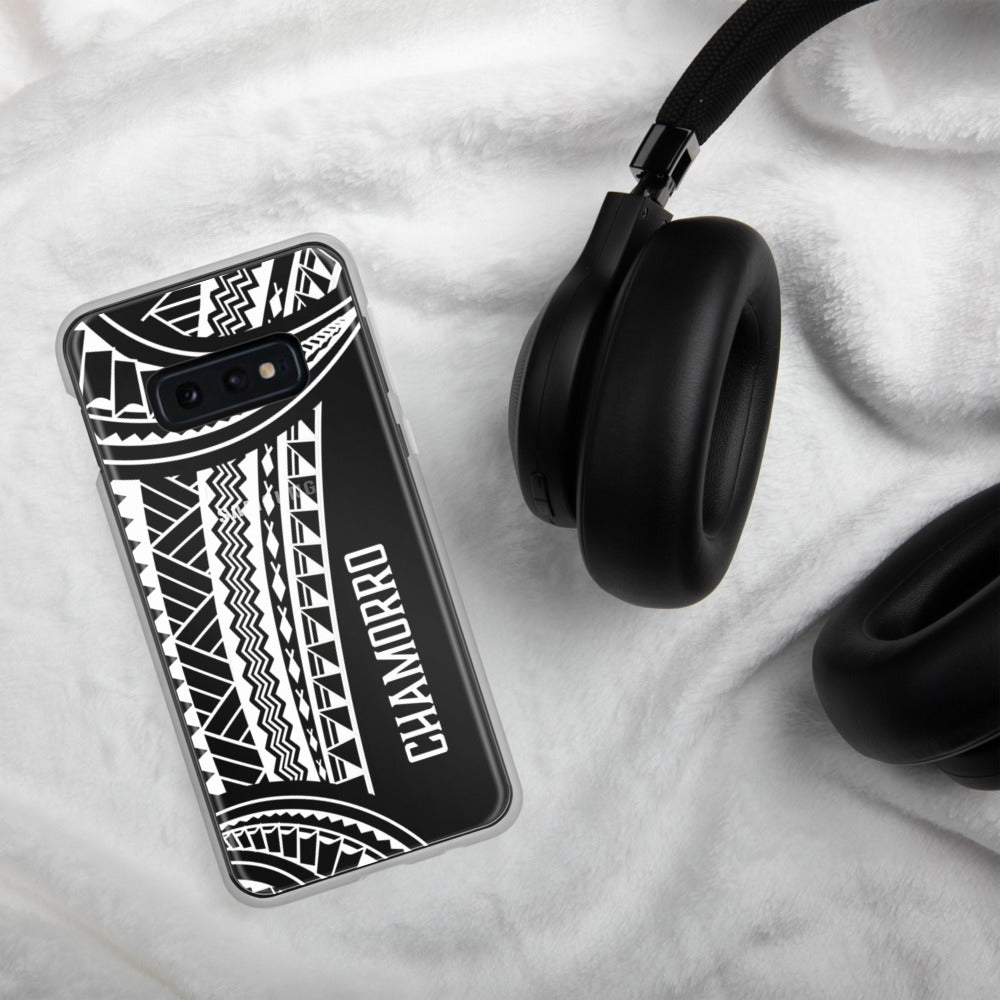 Chamorro Tribal Guam CNMI Premium Glossy Clear Samsung Phone Case