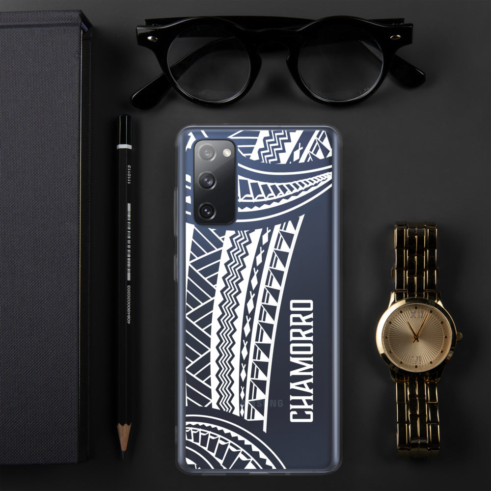 Chamorro Tribal Guam CNMI Premium Glossy Clear Samsung Phone Case