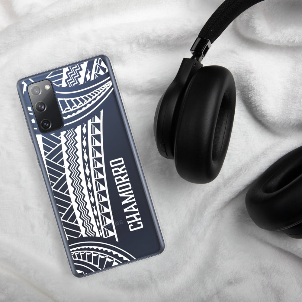 Chamorro Tribal Guam CNMI Premium Glossy Clear Samsung Phone Case