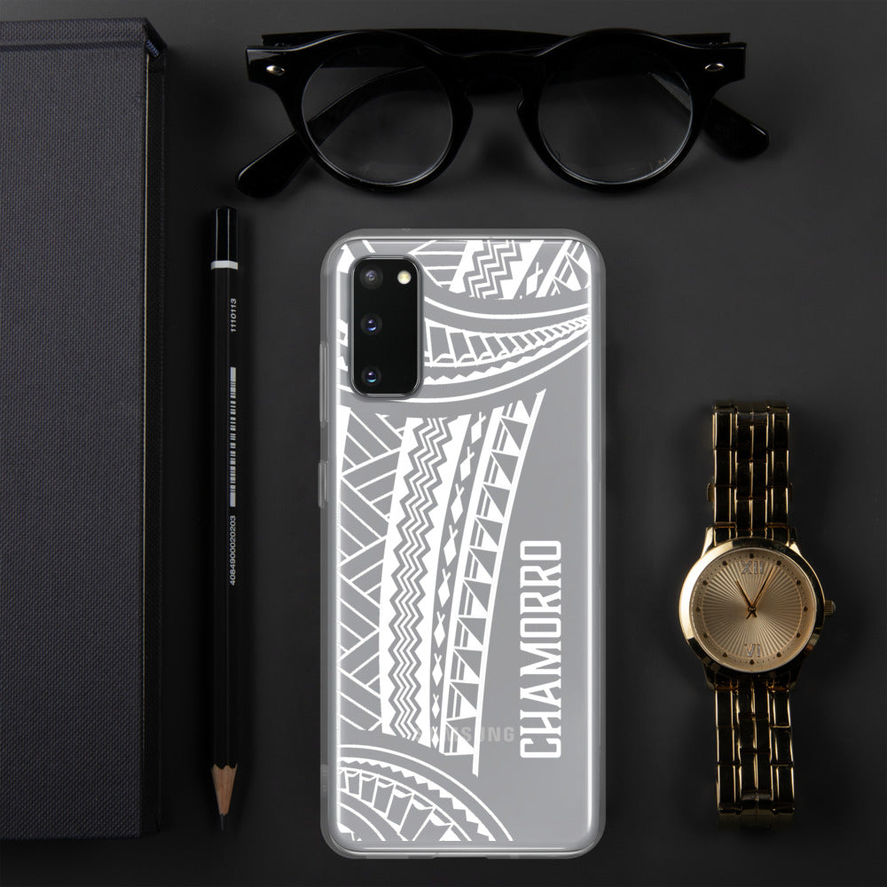 Chamorro Tribal Guam CNMI Premium Glossy Clear Samsung Phone Case