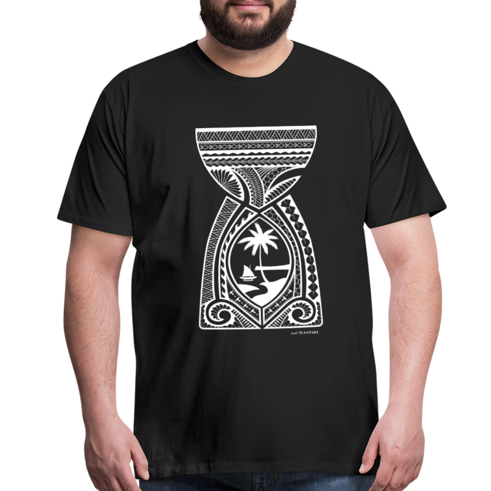 Guam Latte Stone Tribal Men's Premium T-Shirt - black