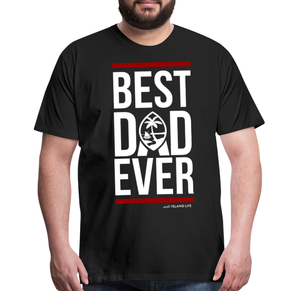 Best Dad Ever Men's Premium T-Shirt - black