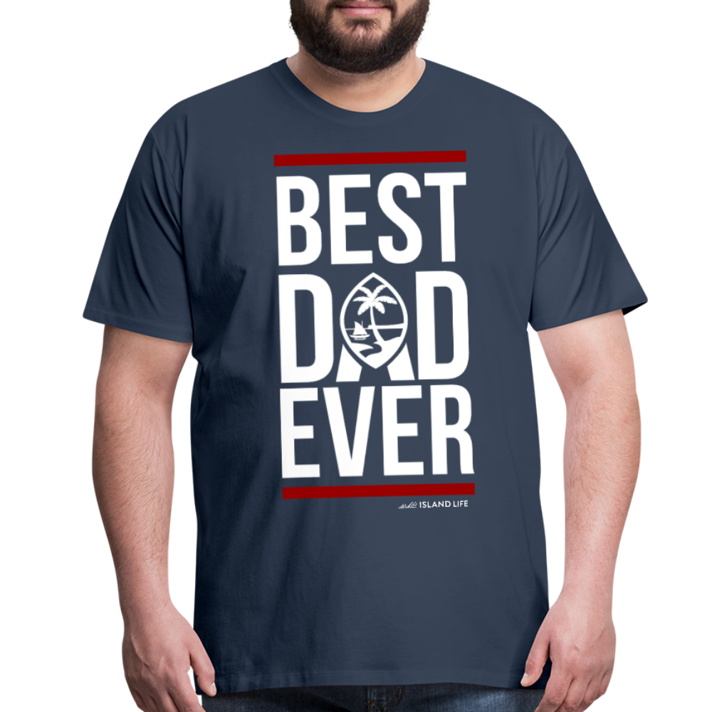 Best Dad Ever Men's Premium T-Shirt - navy