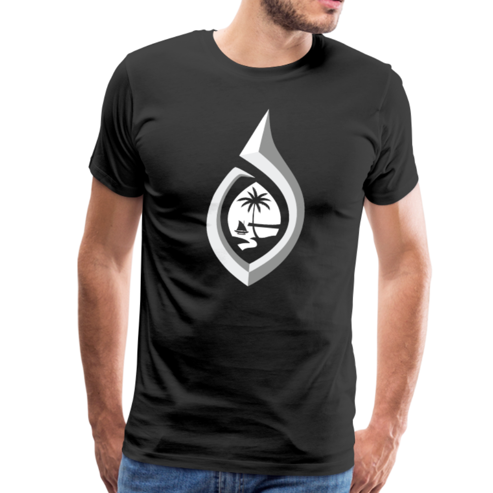 Guam Seal Hook Men's Premium T-Shirt - black