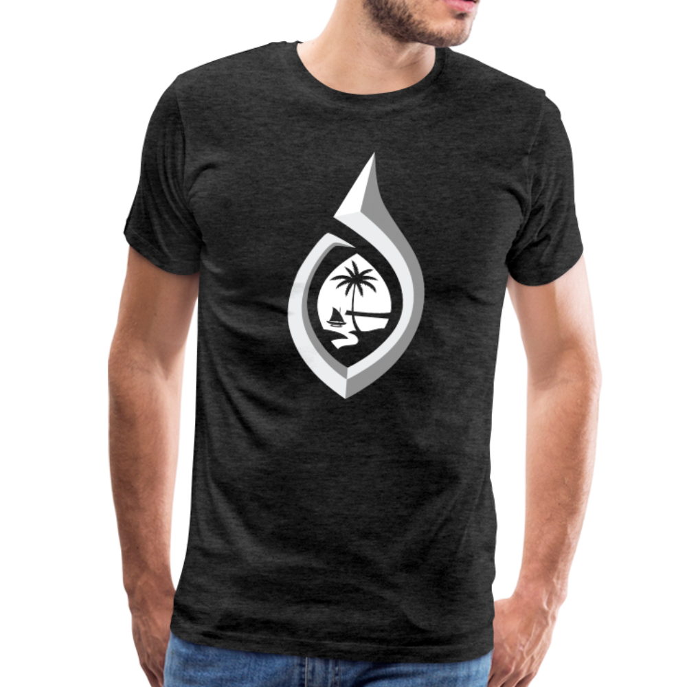 Guam Seal Hook Men's Premium T-Shirt - charcoal gray