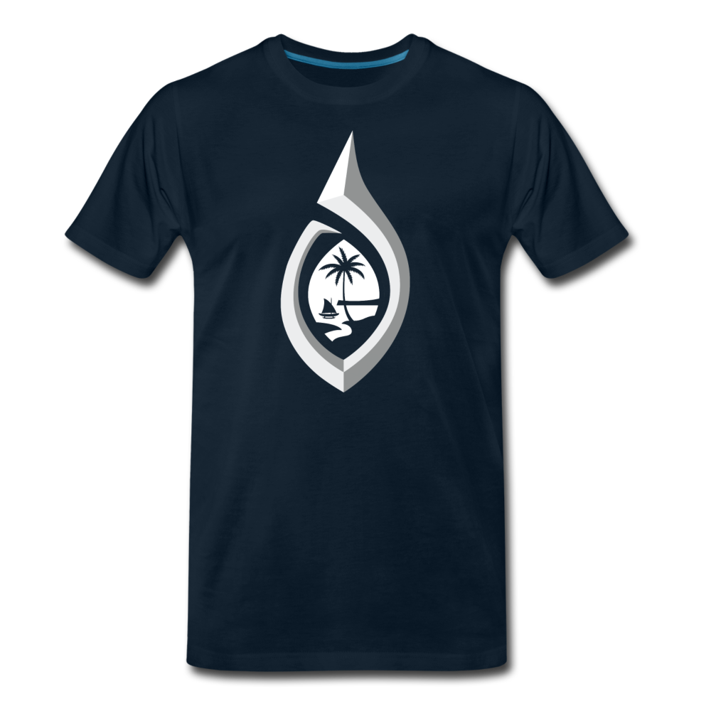 Guam Seal Hook Men's Premium T-Shirt - deep navy