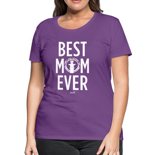 Best Mom Ever CNMI Saipan Women’s Premium T-Shirt - purple