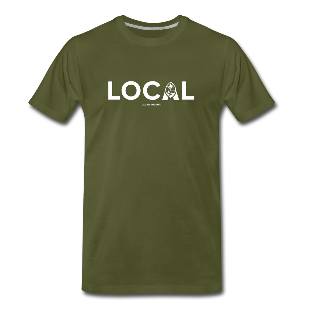 Local Guam Men's Premium T-Shirt - olive green