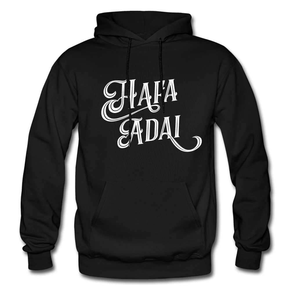 Hafa Adai Guam CNMI Adult Heavy Blend Pullover Hoodie - black