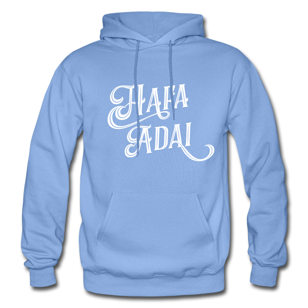 Hafa Adai Guam CNMI Adult Heavy Blend Pullover Hoodie - carolina blue