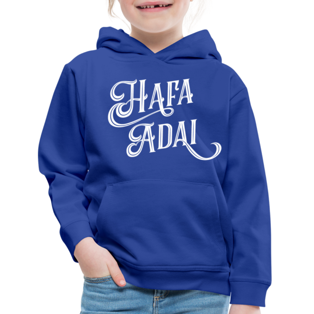 Kids Hafa Adai Guam CNMI Premium Hoodie - royal blue