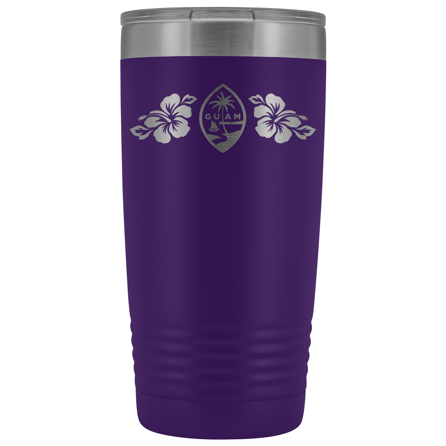 Guam Seal Hibiscus 20oz Tumbler