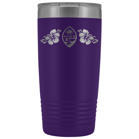 Guam Seal Hibiscus 20oz Tumbler