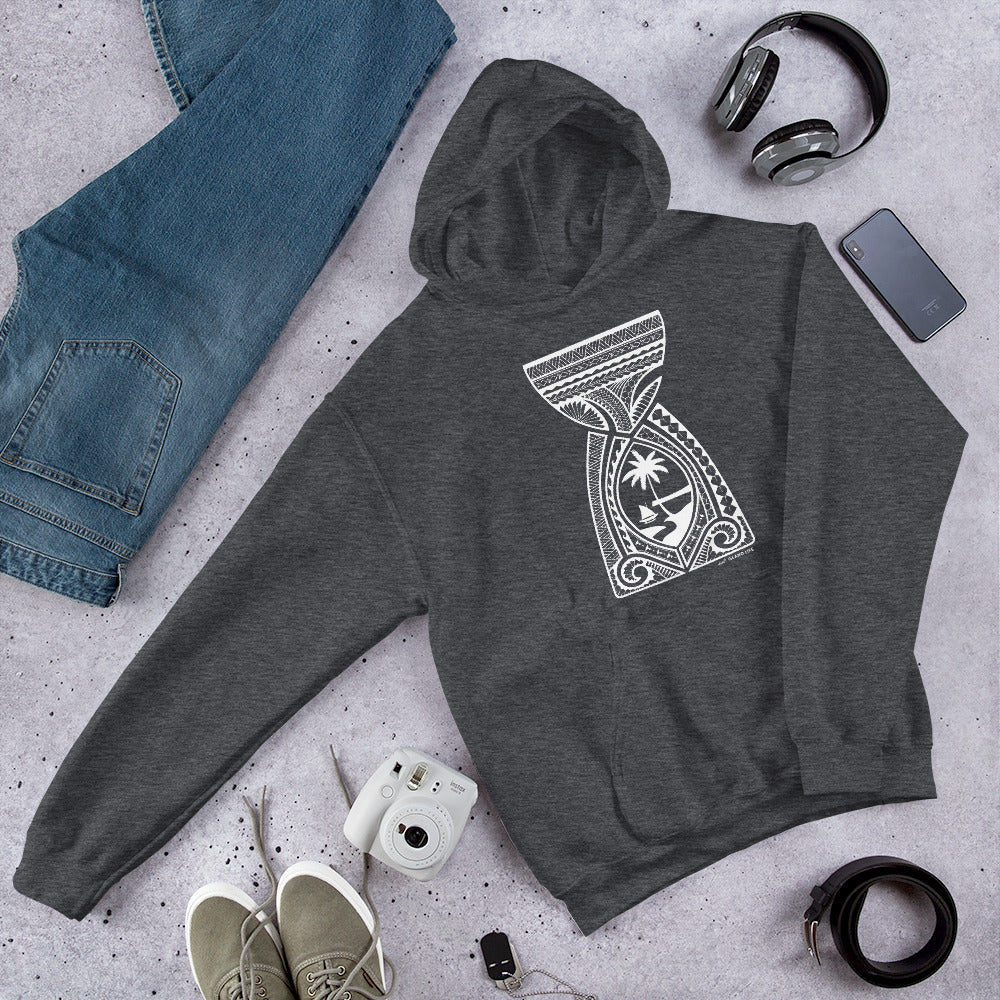Guam Latte Stone Tribal Unisex Pullover Hoodie