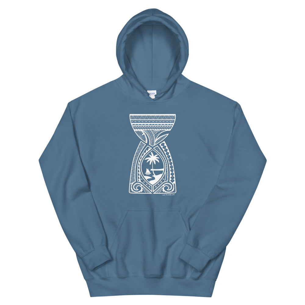 Guam Latte Stone Tribal Unisex Pullover Hoodie