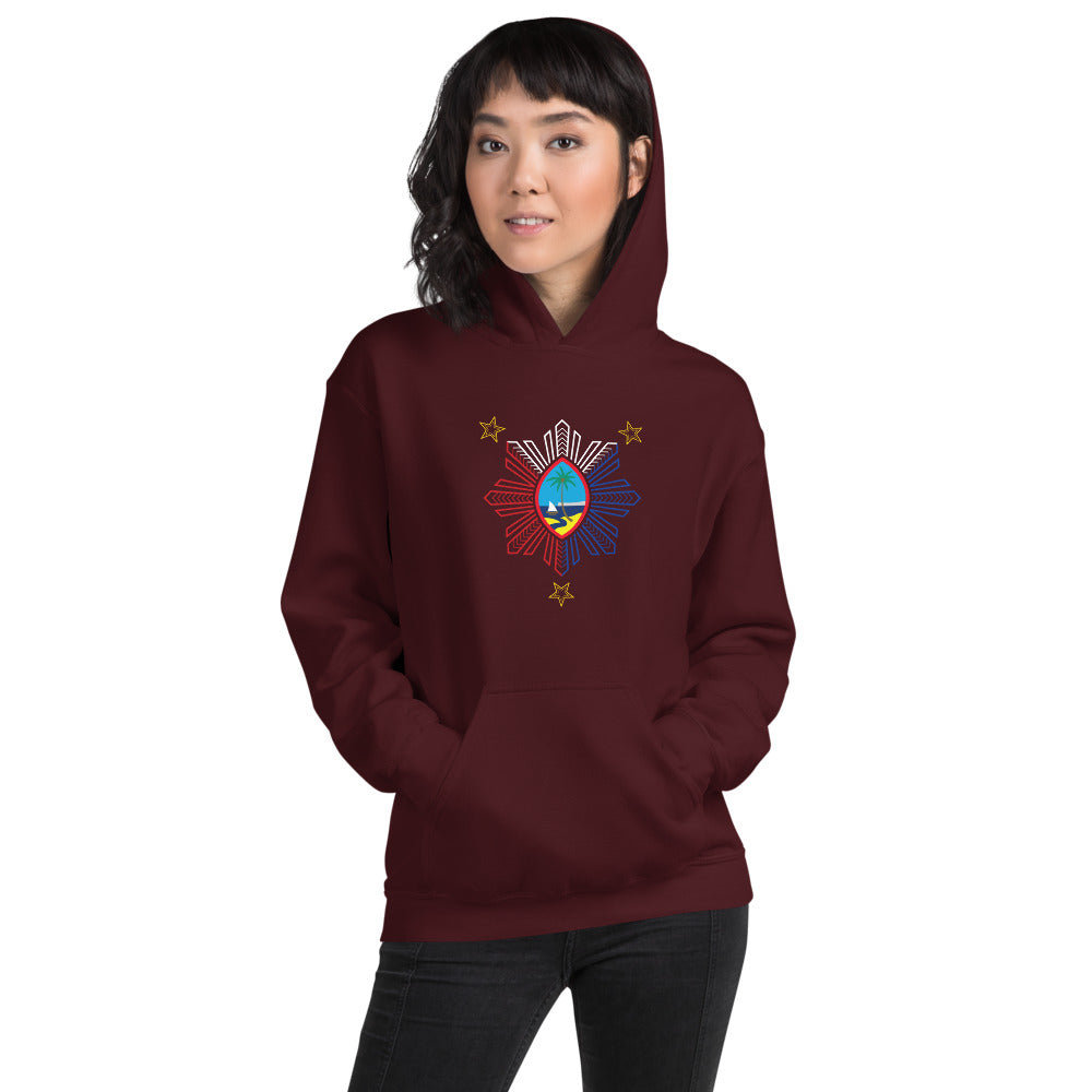 Guam Philippines Tribal Unisex Pullover Hoodie