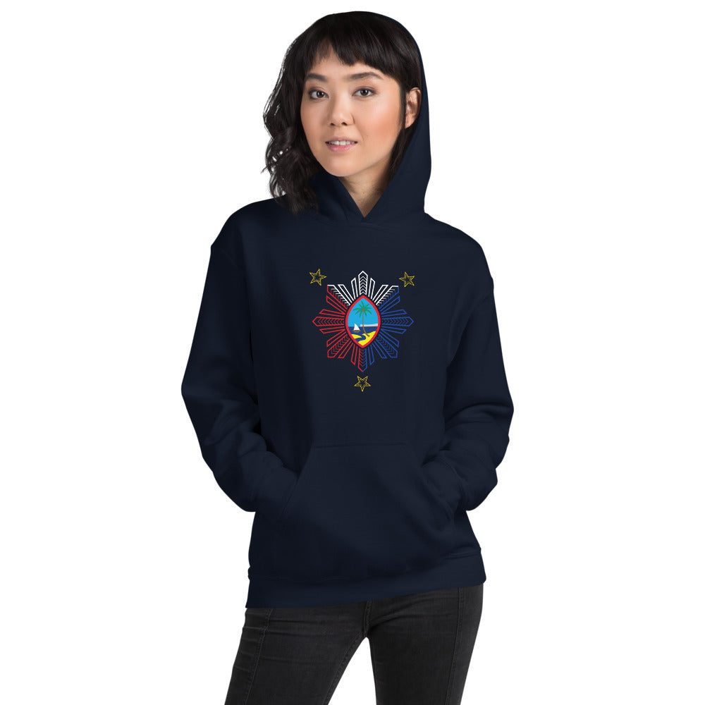 Guam Philippines Tribal Unisex Pullover Hoodie