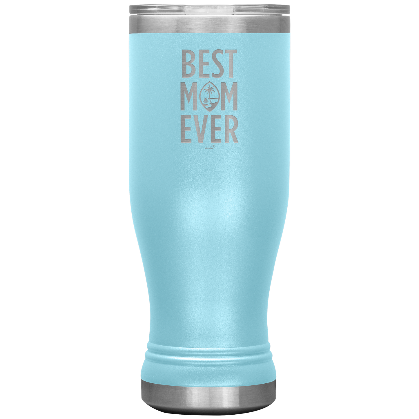 Best Mom Ever Guam Seal 20oz Boho Tumbler