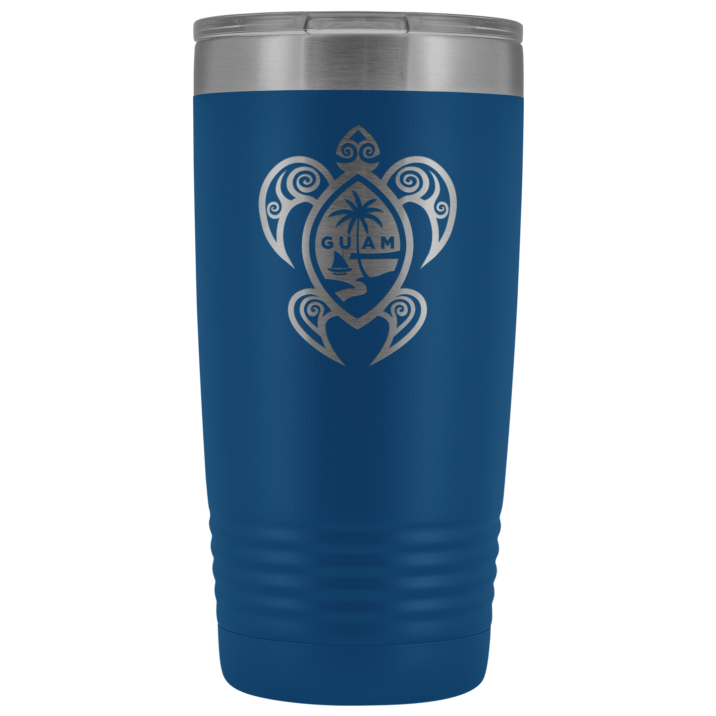 Guam Seal Tribal Turtle 20oz Tumbler