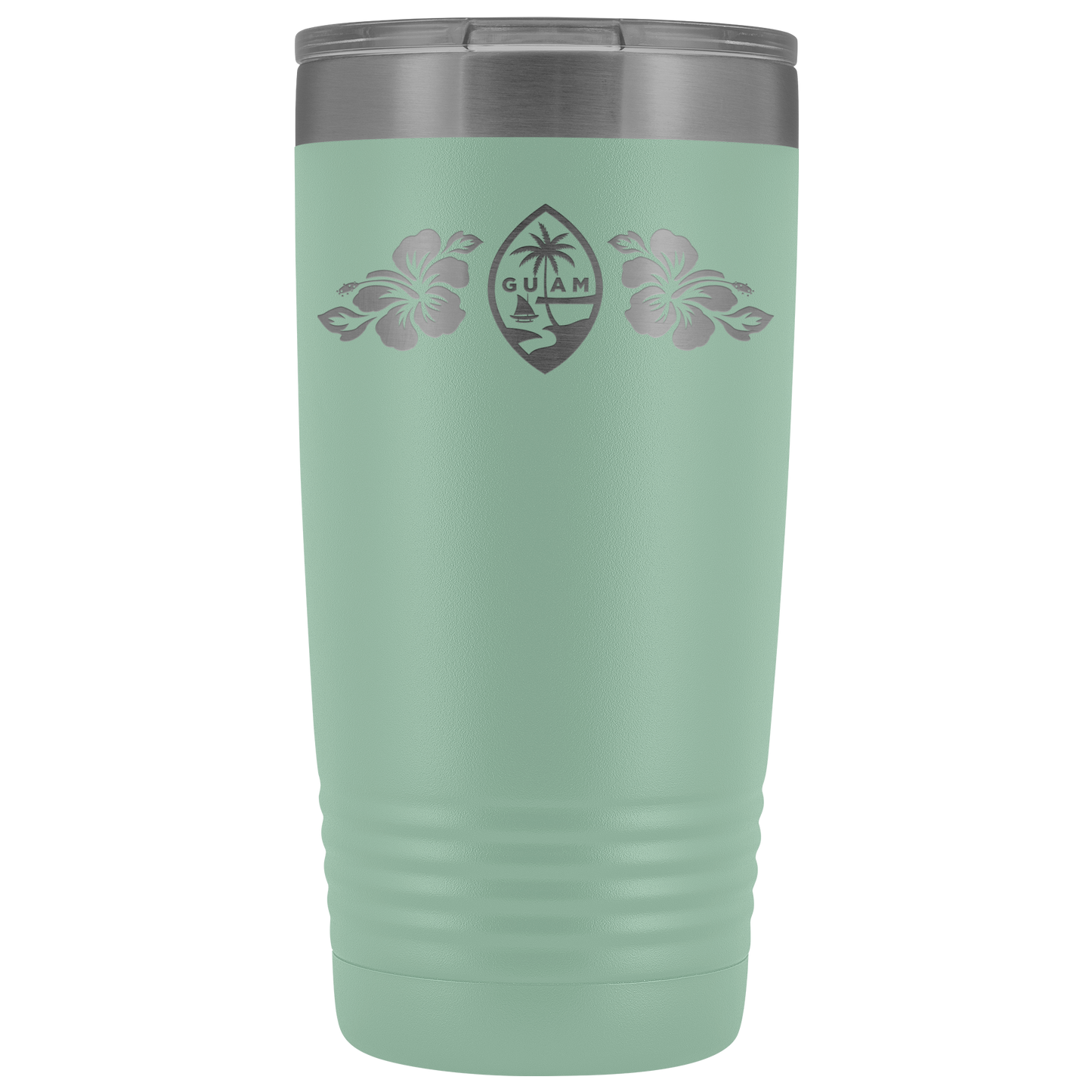 Guam Seal Hibiscus 20oz Tumbler