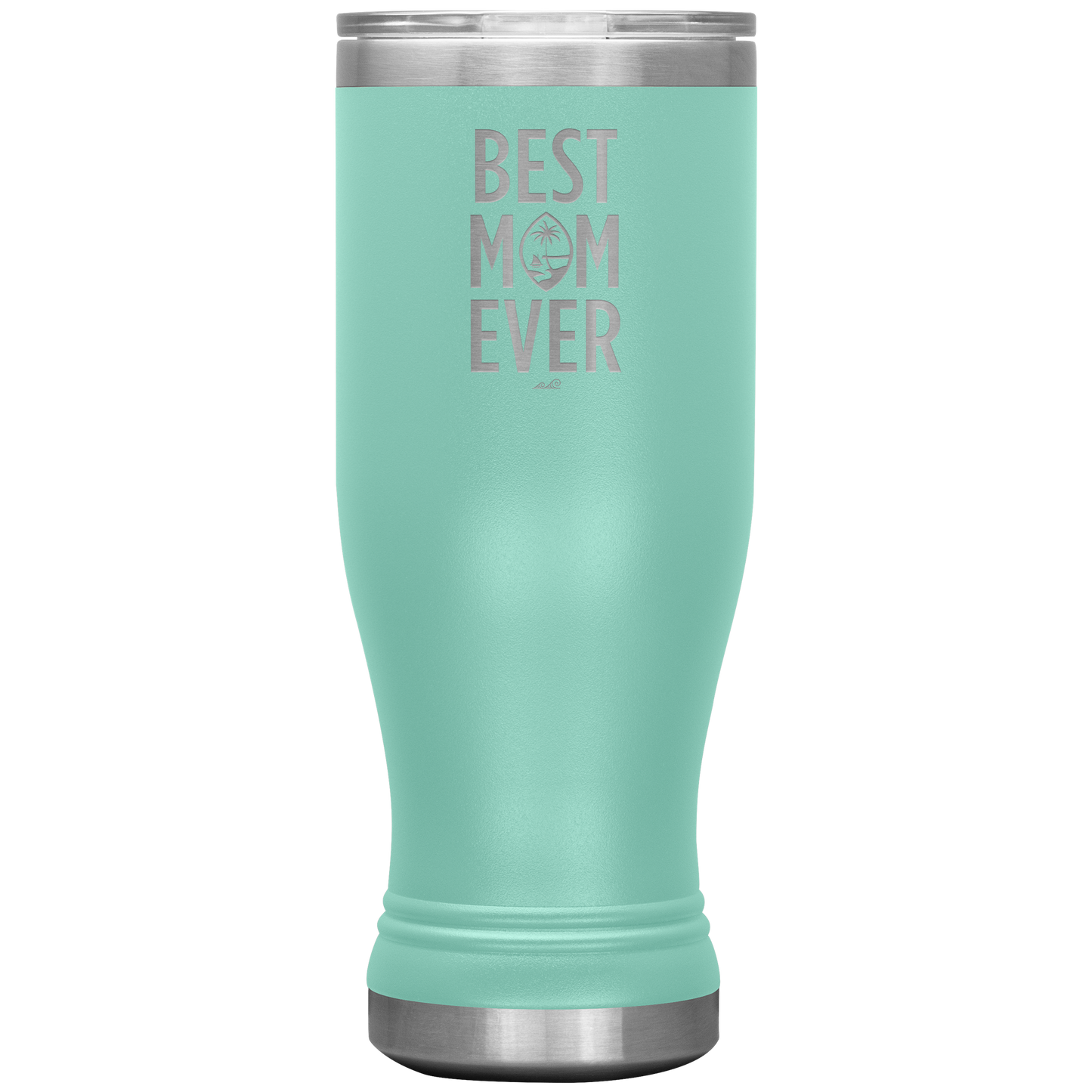 Best Mom Ever Guam Seal 20oz Boho Tumbler