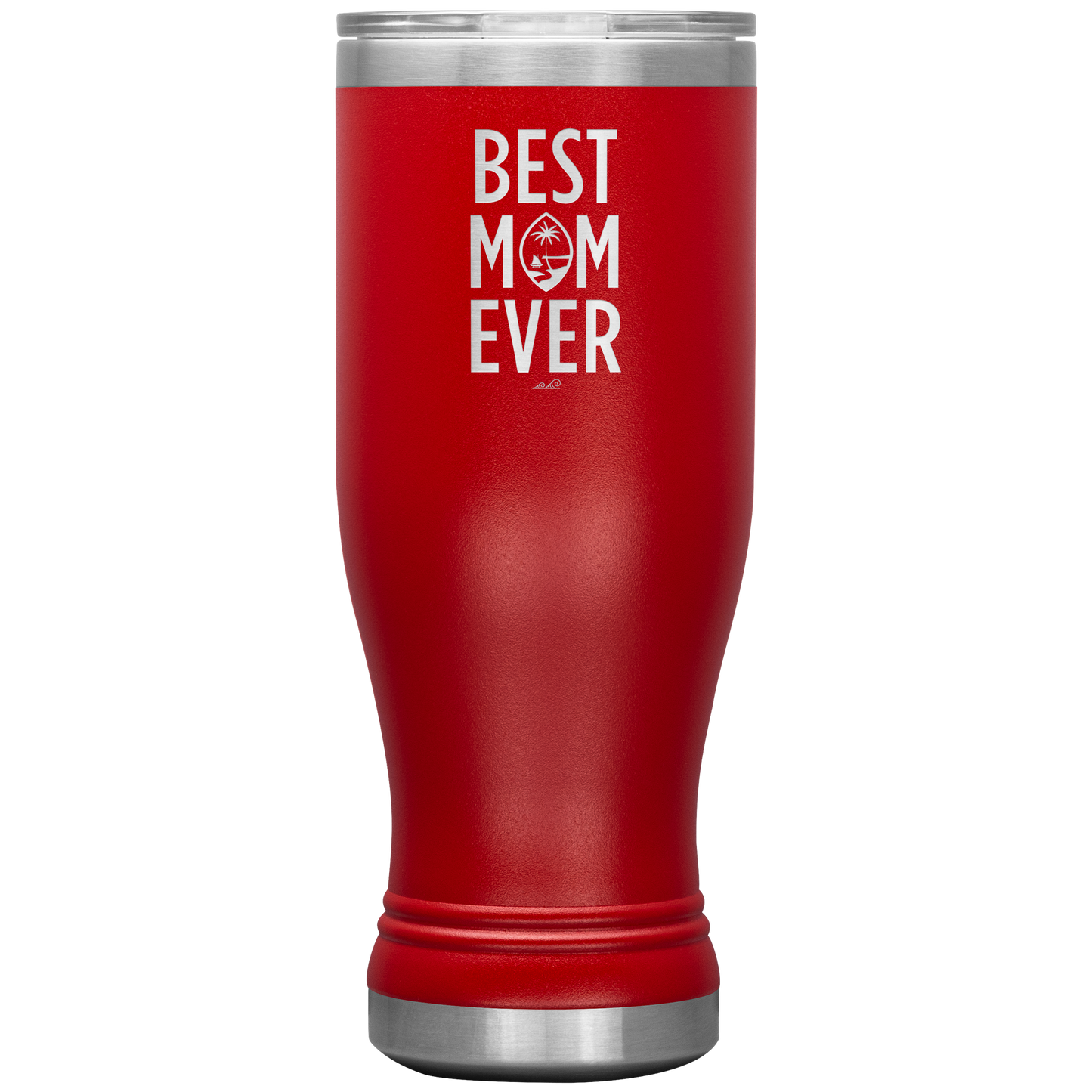 Best Mom Ever Guam Seal 20oz Boho Tumbler