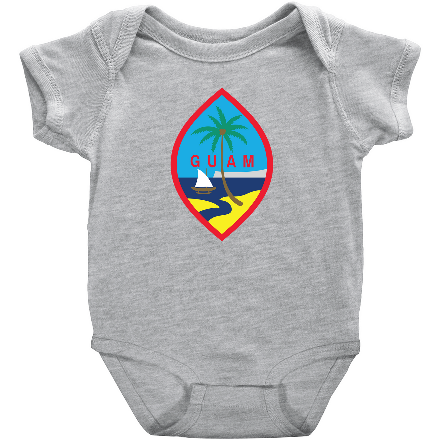 Guam Seal Baby One Piece Bodysuit