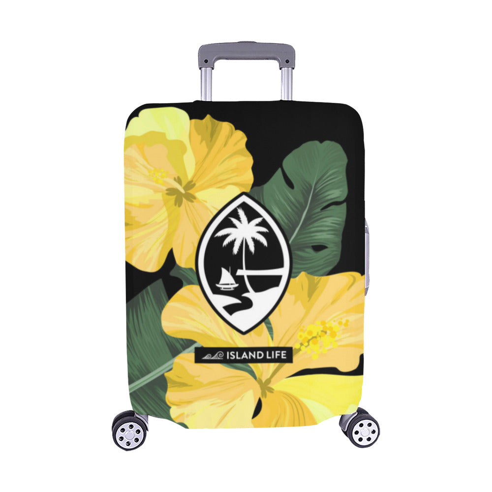 Guam Yellow Hibiscus Paradise Luggage Cover