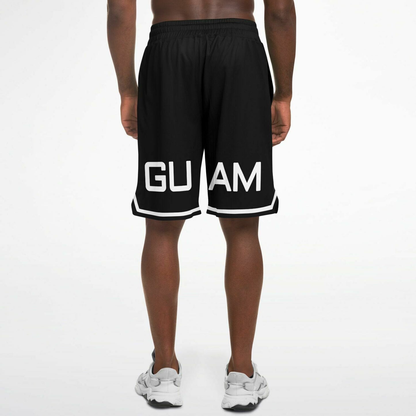 Guam Seal Black Basketball Shorts