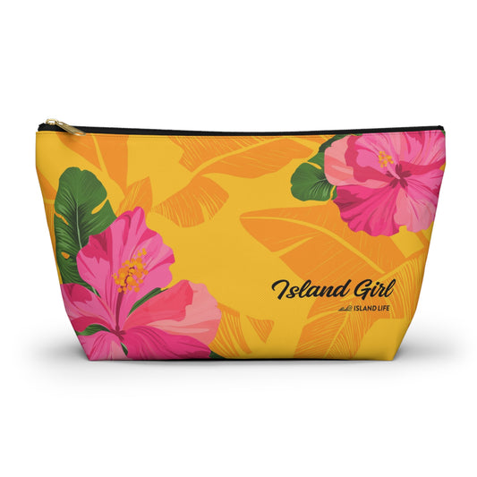 Island Girl Gold Accessory Pouch