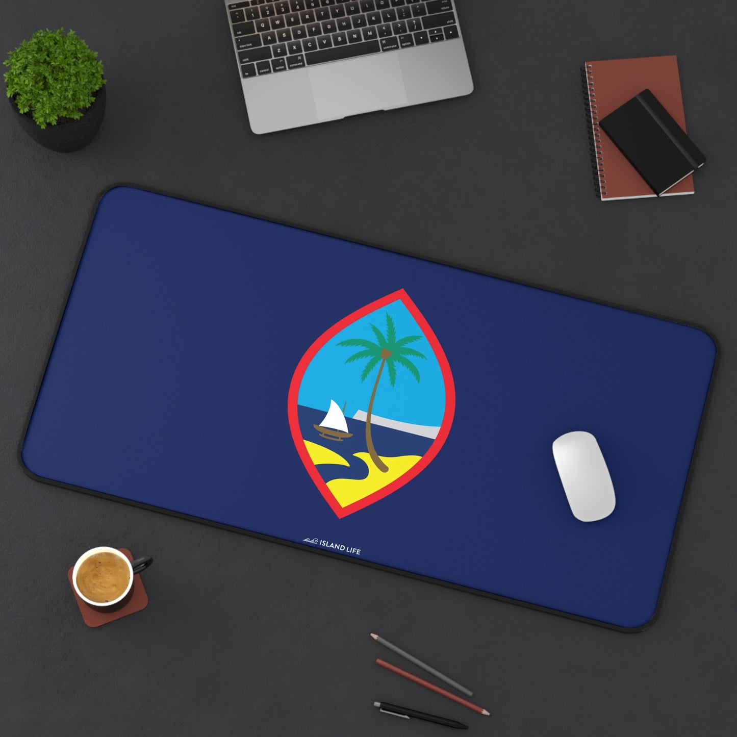 Guam Flag Gaming Mat Desk Mat