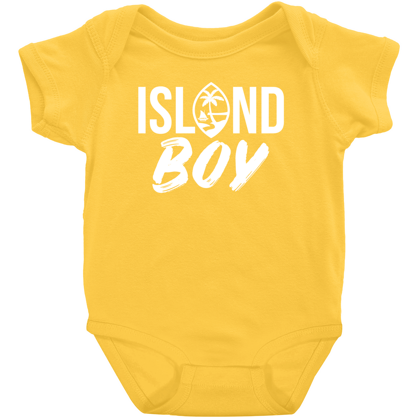 Island Boy Guam Seal Baby One Piece Bodysuit