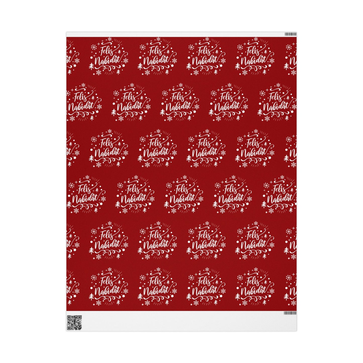 Felis Nabidat Red Guam CNMI Chamorro Gift Wrap Wrapping Paper