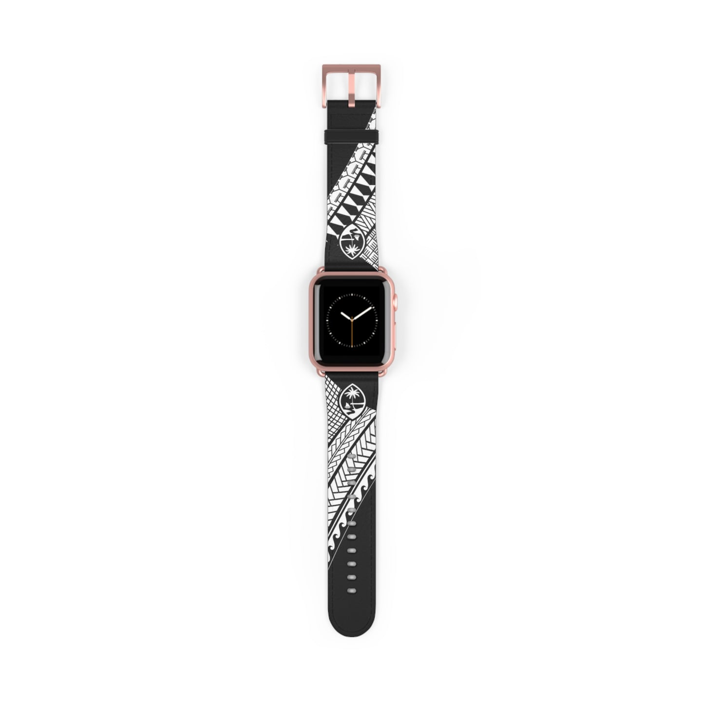 Guam Tribal Faux Leather Apple Watch Band