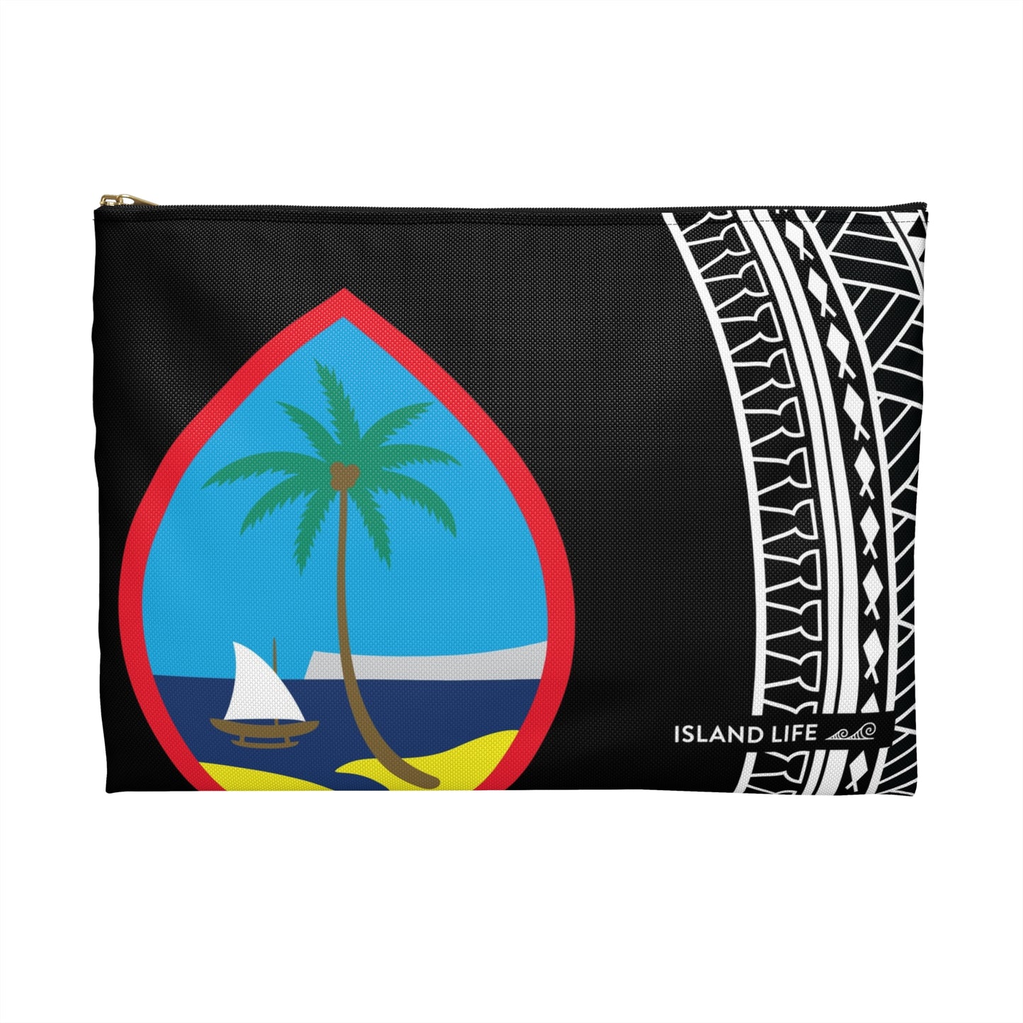 Guam Seal Tribal Accessories Carry All Pouch