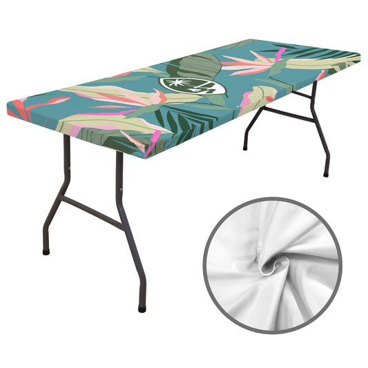 Guam Birds of Paradise Fitted Tablecloth