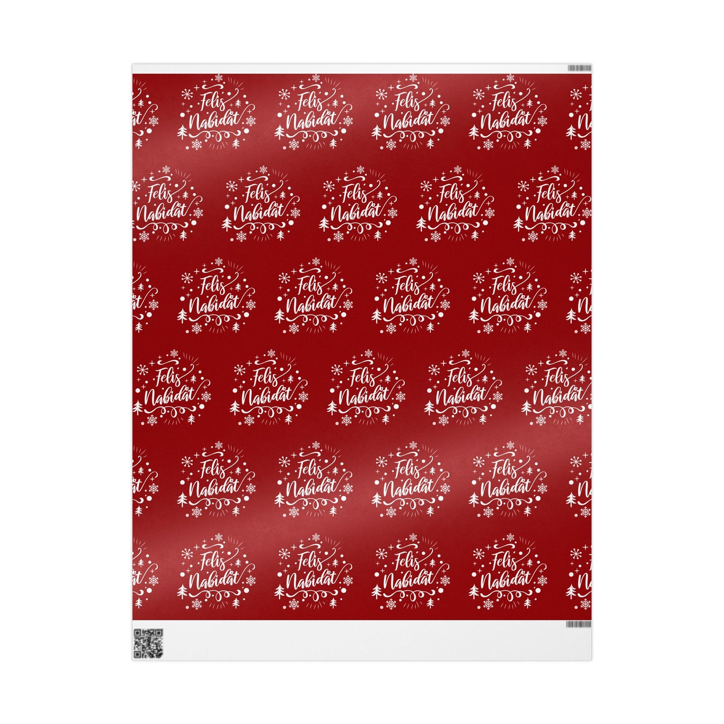 Felis Nabidat Red Guam CNMI Chamorro Gift Wrap Wrapping Paper