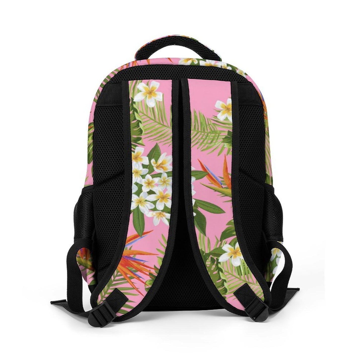 Guam Pink Tropical Flowers Organizer Backpack