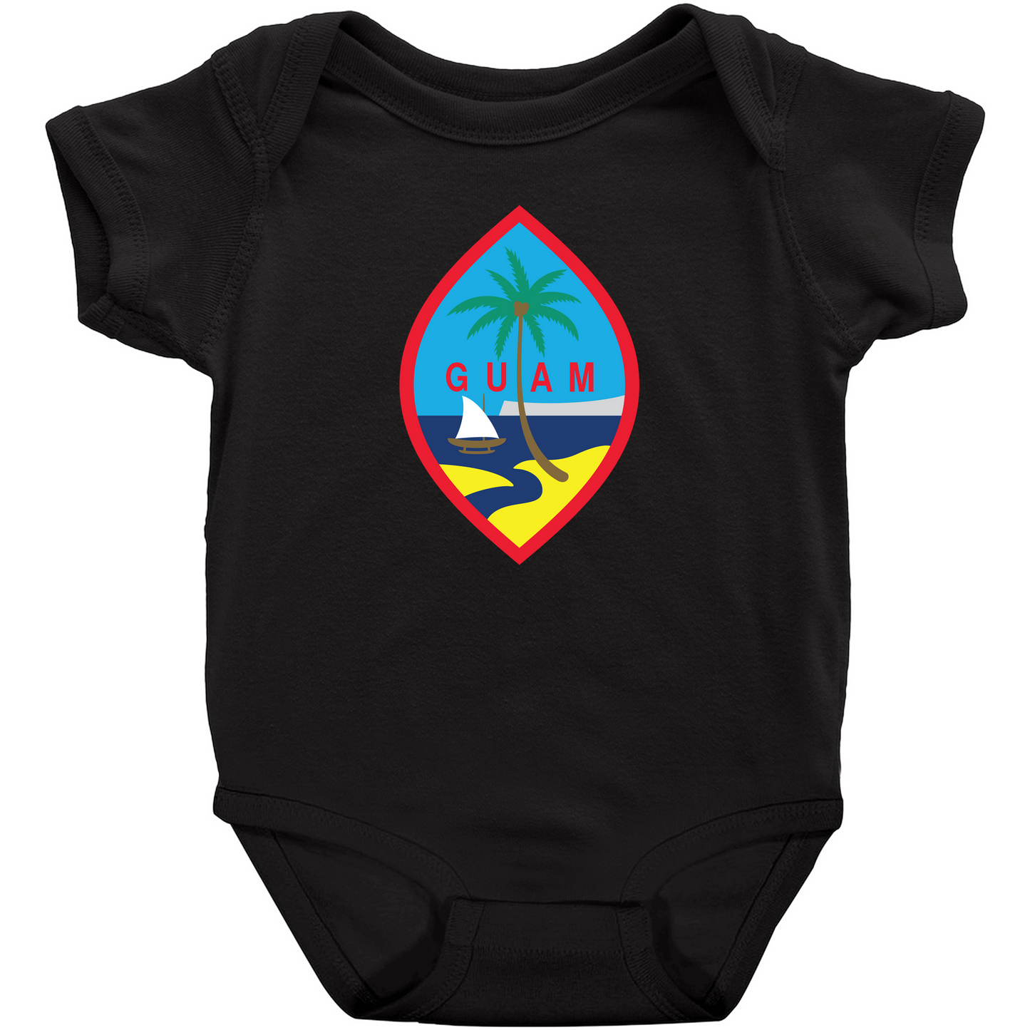 Guam Seal Baby One Piece Bodysuit