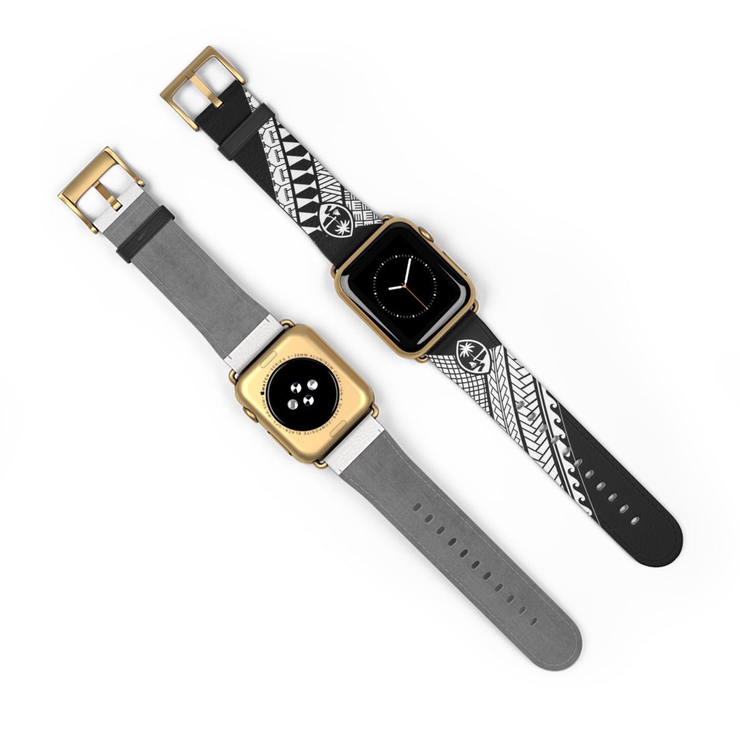 Guam Tribal Faux Leather Apple Watch Band