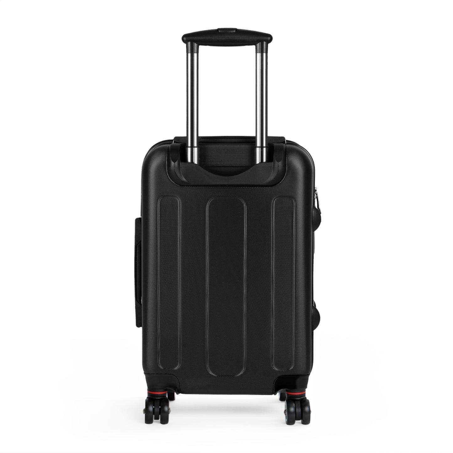 Guam CNMI Modern Hibiscus Black Carry On Cabin Suitcase Luggage