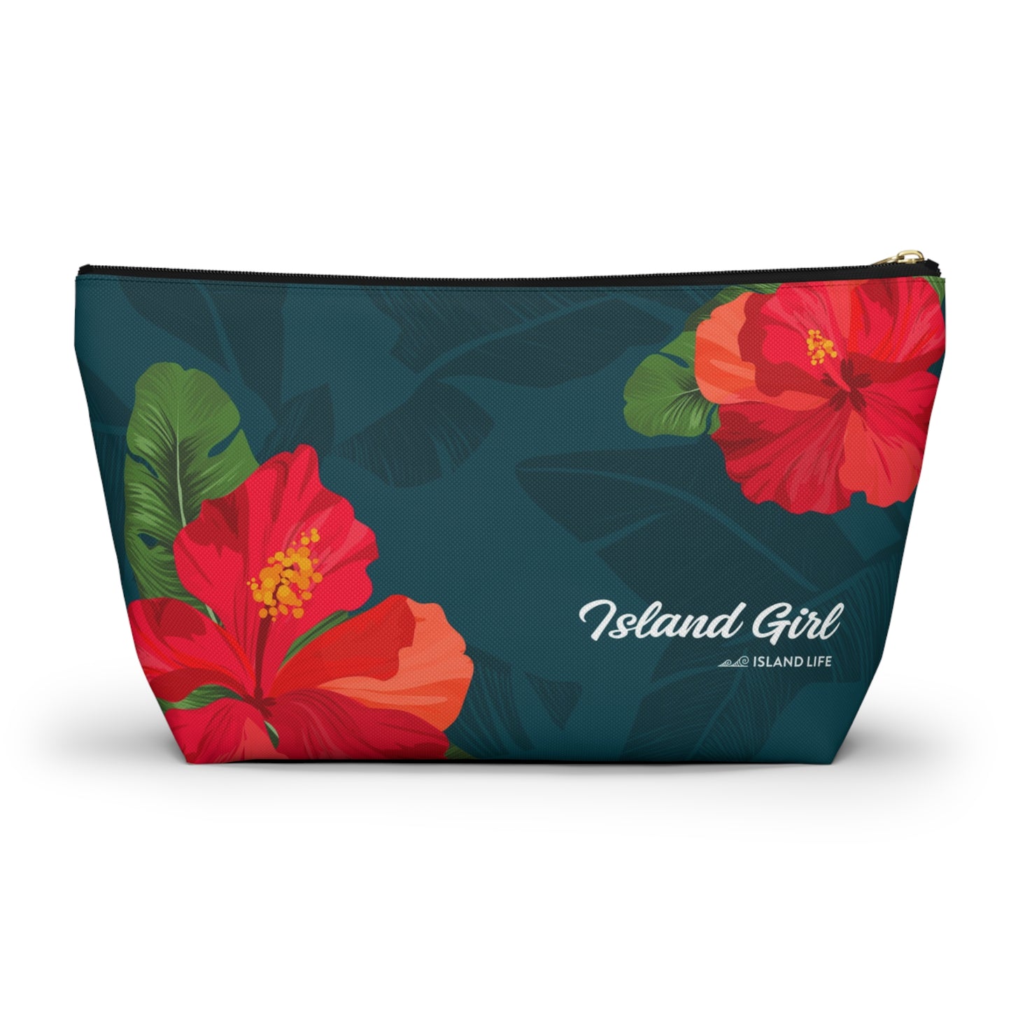Island Girl Teal Accessory Pouch
