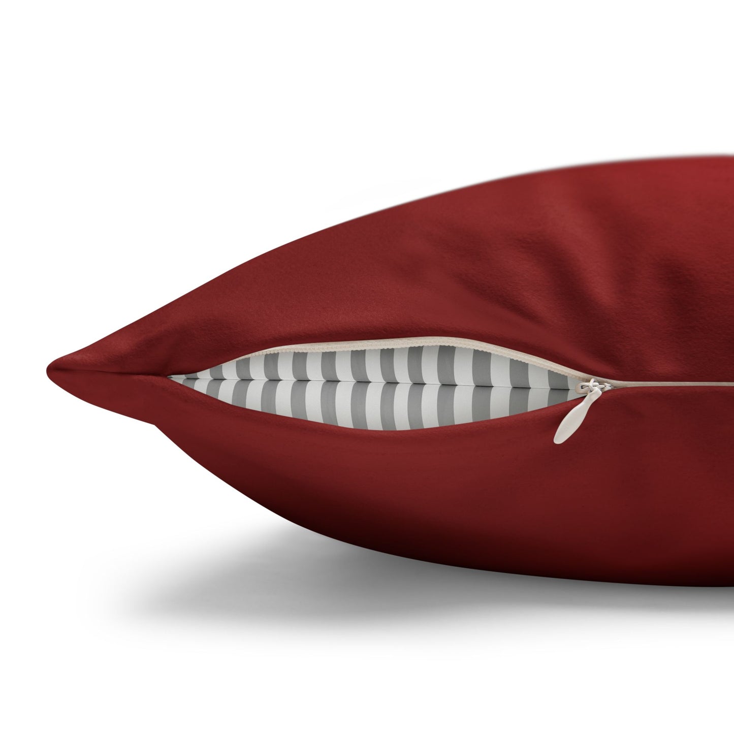 Felis Nabidat Red Guam CNMI Faux Suede Square Pillow Case