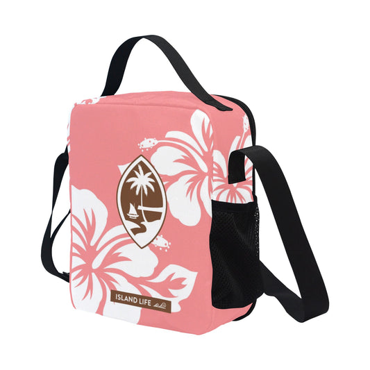 Guam Hibiscus Kalamai Crossbody Kids Lunch Bag