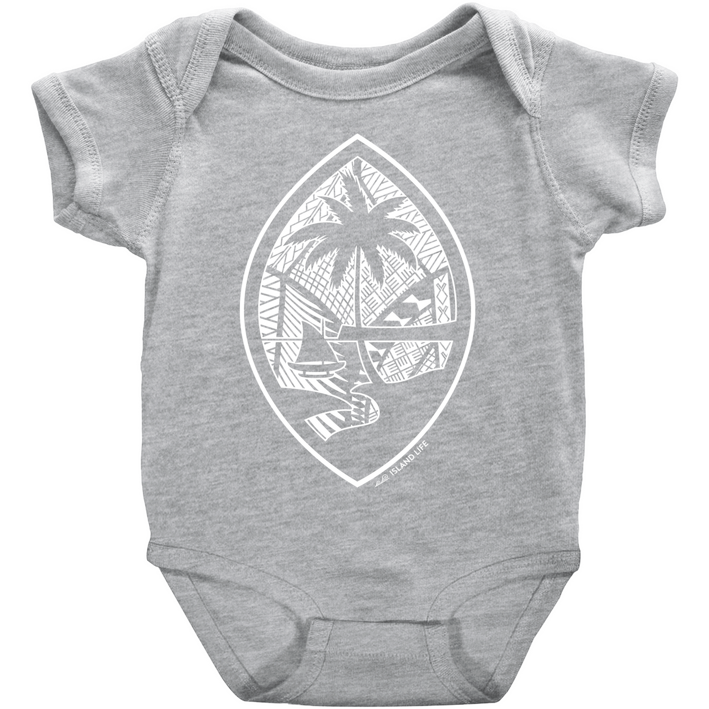 Tribal Guam Seal Baby One Piece Bodysuit