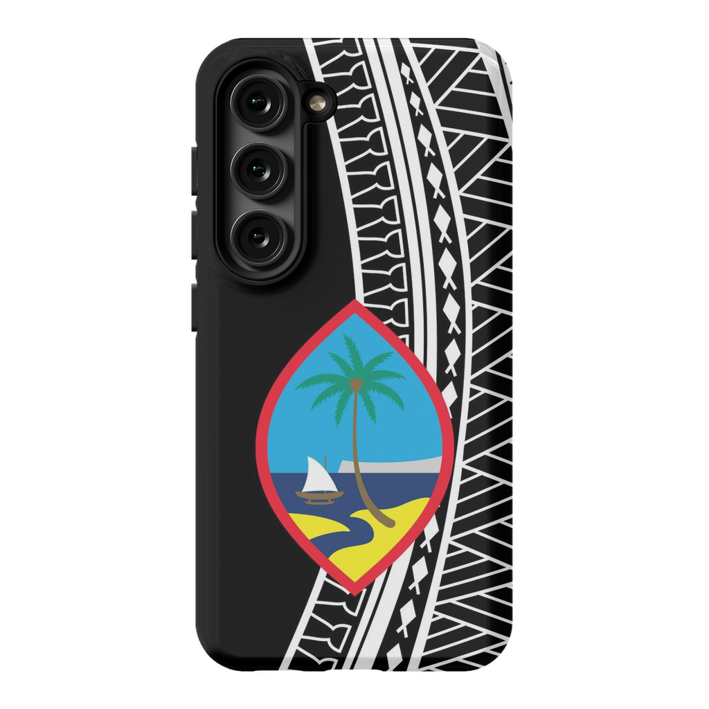 Guam Seal Tribal Glossy Tough Phone Case