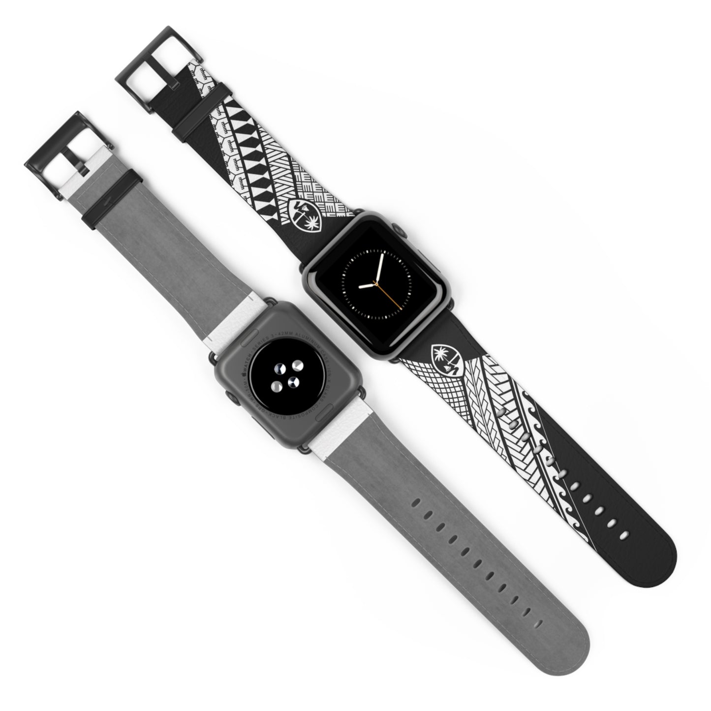 Guam Tribal Faux Leather Apple Watch Band