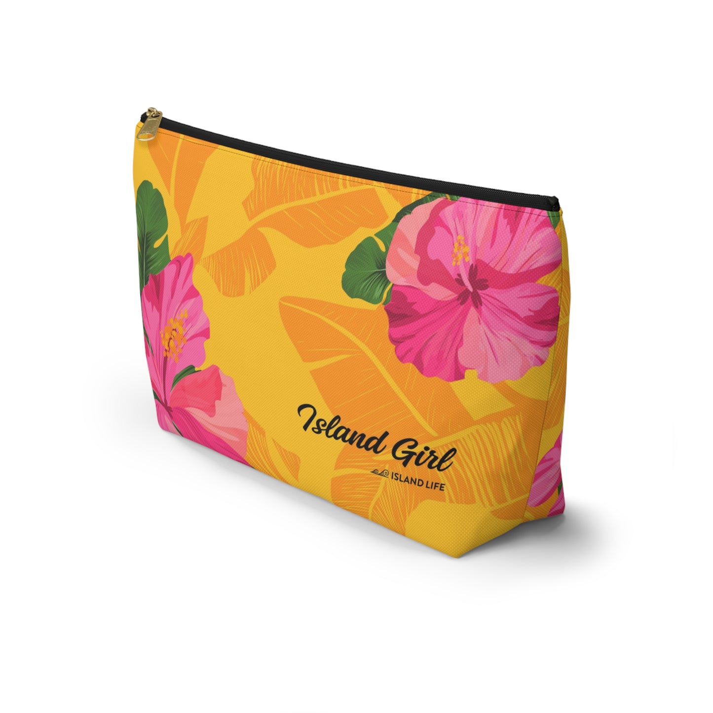 Island Girl Gold Accessory Pouch