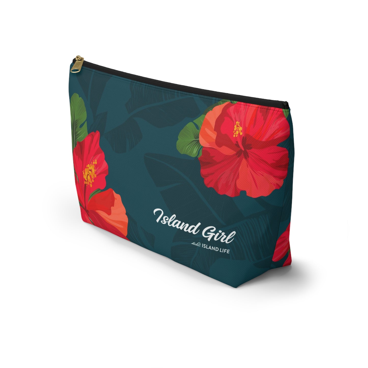 Island Girl Teal Accessory Pouch