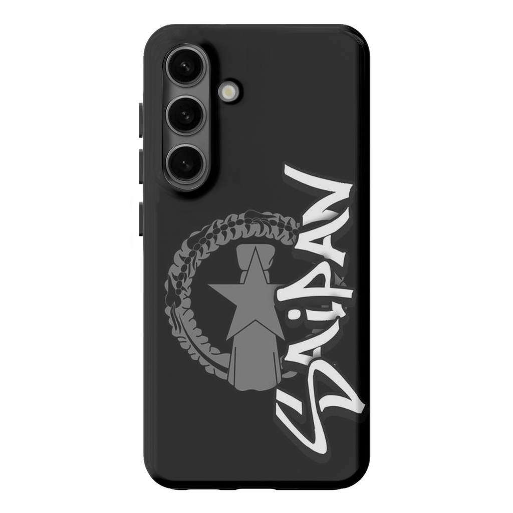 CNMI Seal Saipan Tagged Gray Premium Glossy Tough Phone Case